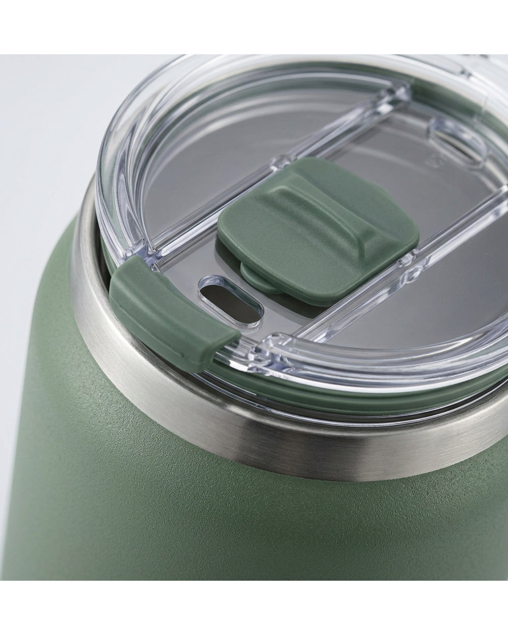 Paceru Vacuum Insulated Sports Bottle 26 fl oz Sage Locking Straw Lid - Detail view